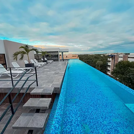 1 Bedroom Apartment In Aldea Zama King Bed Wifi Elle 01